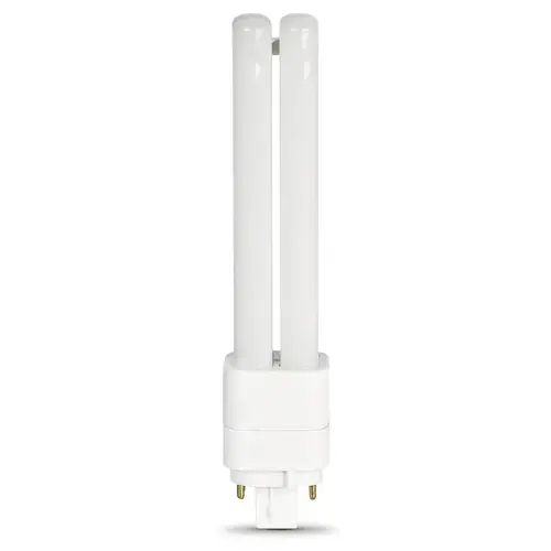 Feit Electric BPPLD26E841LEDG2H Feit Electric DRP Light Bulb, PL Lamp, 26 W Equivalent, GX24q (4-Pins) Lamp Base, Cool White Light