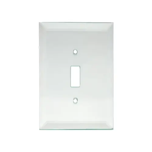 FHC MP3C Clear Single Toggle Switch Glass Mirror Plate