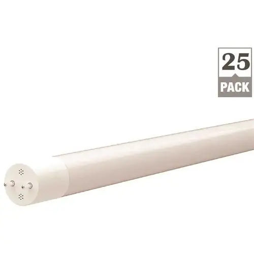 Halco Lighting Technologies T836FR12/865/BYP4/DSE/LED 84878 32-Watt Equivalent 3 ft. Linear T8 LED Tube Light Bulb Non-Dimmable Bypass Type B Daylight deluxe 6500K - pack of 25