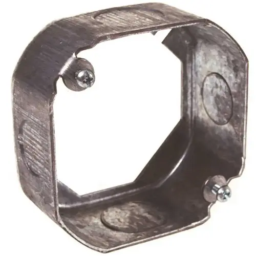 Hubbell Commercial Construction 130 4 in. Octagon Extension Ring 1-1/2 in. Deep with 1/2 in. and 3/4 in. KO's