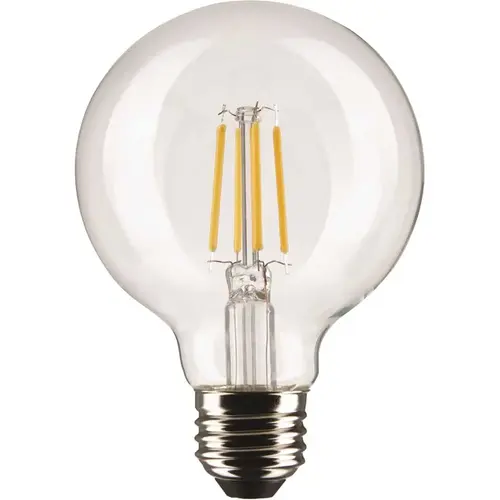 Satco S21226 4.5w G25 LED Bulb Clear Medium Base 90 Cri 2700k 120v