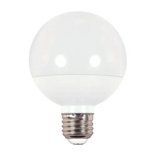 Satco S9201 40W Equivalent Warm White G25 Medium LED Decorative Globe Light Bulb Frosted