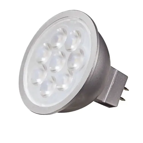 Satco S9495 LED Bulb MR16 Bi Pin (GU5.3) Warm White 50 W Silver