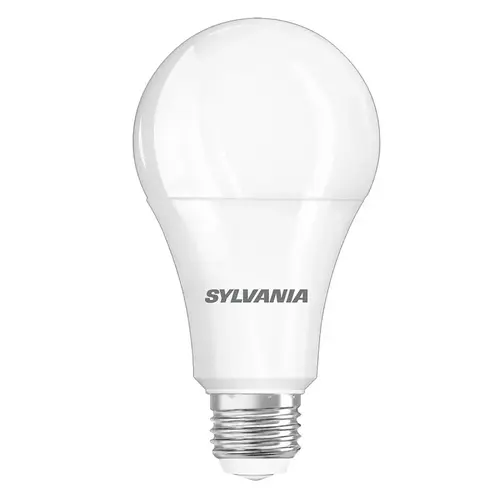 Sylvania 42080 Lamp, Three-Way, A21 Lamp, 50 to 150 W Equivalent, Medium Screw E26 Lamp Base, Neutral White