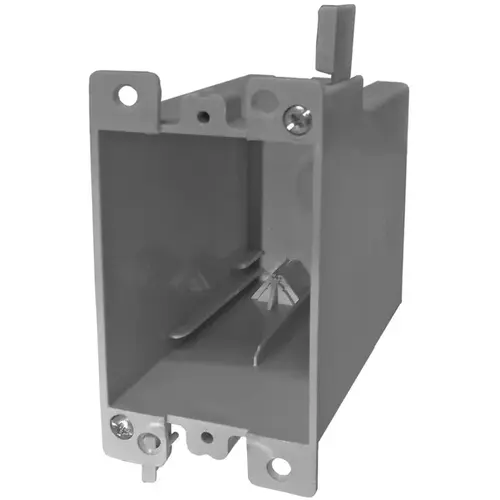 Cantex EZ14SO Outlet Box EZ Box PVC Electrical Box 14.0 Cu In 2-1/4"X3"X2-7/8" 1 Gang Gray