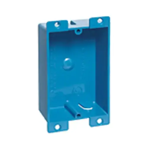 Carlon B108R-UPC 1-Gang PVC Molded Old Work Switch Box Blue
