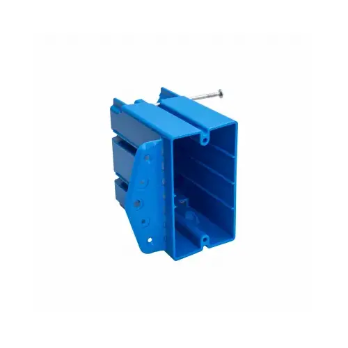 Carlon B125AB 1-Gang PVC Molded Multi-Purpose Wall Box Blue