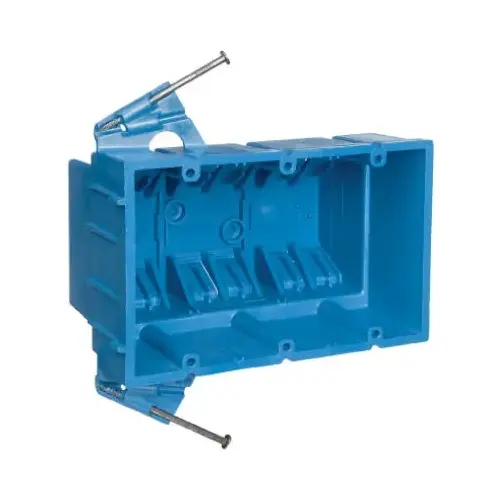 Carlon BH353A SuperBlue 3 Gang New Work Hard Body Electrical Wiring Box