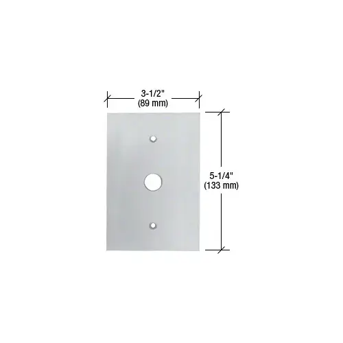 CRL GMP113C Clear Small Telephone 5/8" Hole Glass Mirror Plate