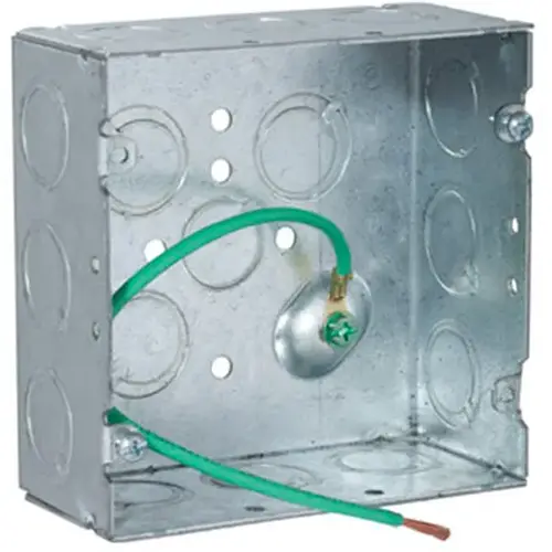 Orbit 10240158 Switch Box Steel 4-11/16" Square 2-1/8" Deep
