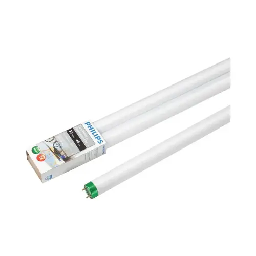 Philips 543306 Fluorescent Tube Light Bulb Alto 32 W T8 1" D X 48" L Cool White Linear 4100 K Pair