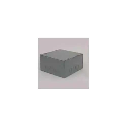 RACO SC080804RC Pull Box Enclosure, 1 -Gang, Steel, Enamel-Coated, Surface Mounting