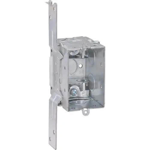 Southwire G601-FBX-UPC 1-Gang Steel Welded Armored Cable Wall Box Metallic