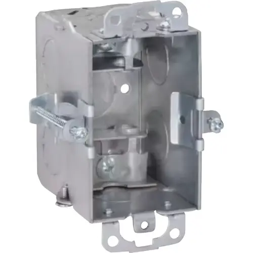 Southwire G601-OWBX-UPC 1-Gang Steel Welded Armored Cable Wall Box Metallic
