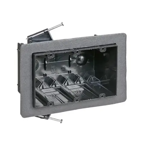 THOMAS & BETTS FN354-V 3-Gang 54 cu. in. PVC Vapor-Tight Wall Box Black