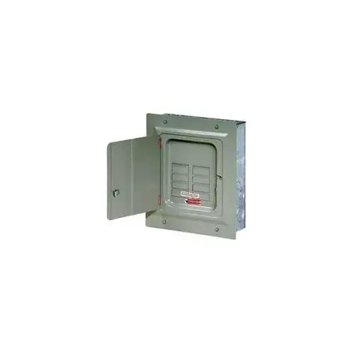 Eaton BR612L125FDP BR Load Center, 125 A, 6 -Space, 12 -Circuit, Main Lug, NEMA 1 Enclosure, Light Gray