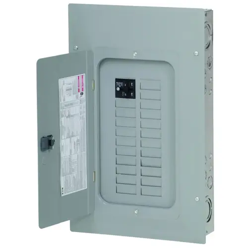 Eaton BRP20L125G Load Center, 125 A, 1 -Pole, 20 -Space, 40 -Circuit, Main Lug, NEMA 1 Enclosure, Plug Mounting