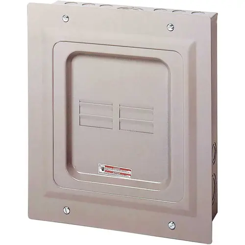 Eaton CH4L125FP 125 Amp 4-Space 4-Circuit Flush Indoor Main Lug Load Center Gray