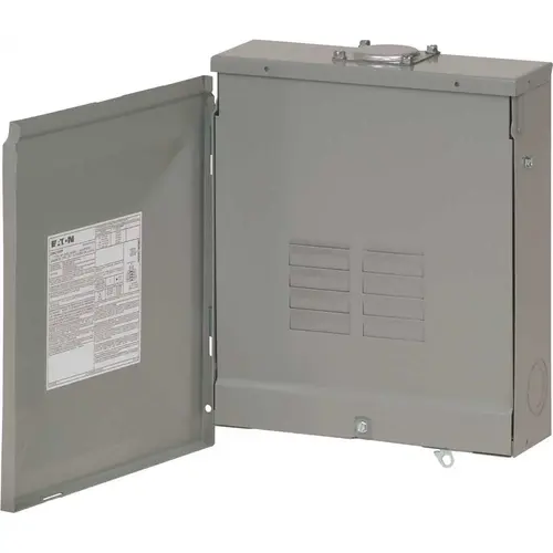 Eaton CH8L125RP CH 125 Amp 8-Space 16-Circuit Outdoor Main Lug Loadcenter with Cover Gray
