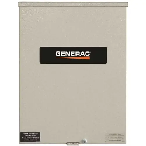 Generac RTSW400A3 400 Amp Service Rated 120/240-Volt Single Phase NEMA 3R Smart Transfer Switch