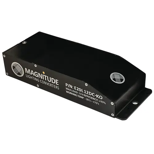 Hafele 833.02.964 Dimmable Driver, E Series, 12 V 1.67 A 20 W 20W Black
