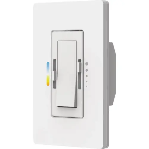 Hafele 833.03.066 Wall Switch with Color Temperature and Dimming Control, For Tunable White 3-Wire White