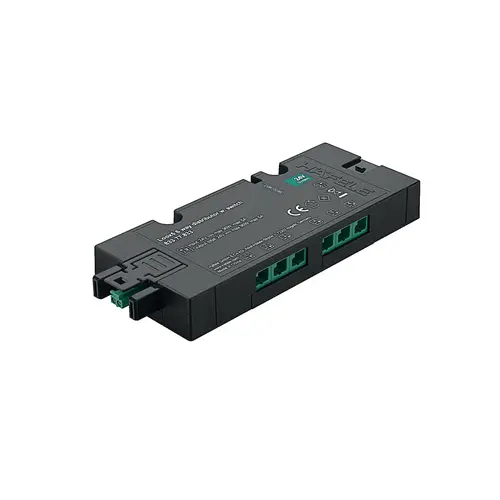 Hafele 833.77.833 6-Way Distributor, Hafele Loox5, Box to Box with Switching Function, 24 V 120 W 4 3/4" x 2" x 5/8", 90 W Black