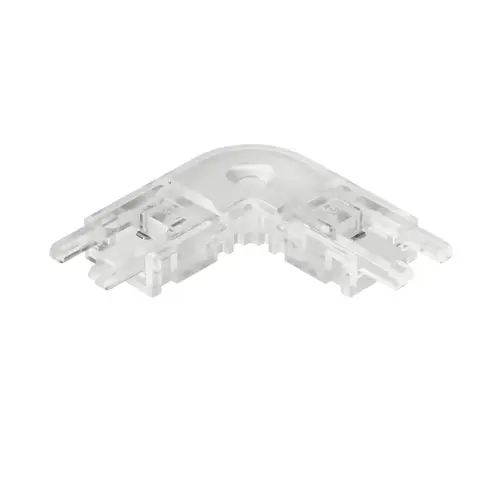 Hafele 833.89.187 Corner connector, Hafele Loox5 for LED strip light monochrome 8 mm (5/16") 5 A, Left or right, 90 degree rigid, Length: 24 mm, width: 24 mm