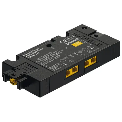 Hafele 850.00.810 Distributor, Press to Pair, Wireless 12.00 V 12V Black