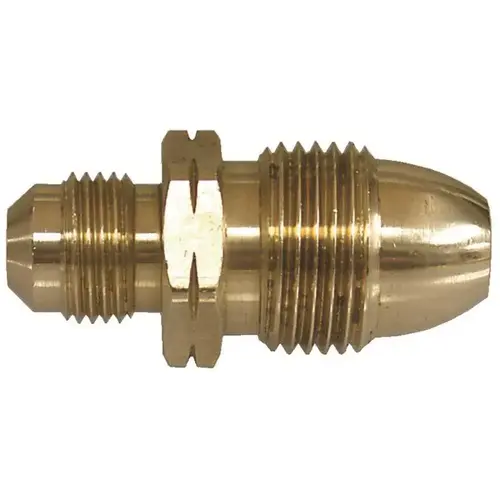 MEC ME353EX18 Pol x 3/8 in. Male Flare Adapter with Excess Flow, 1.8 GPM
