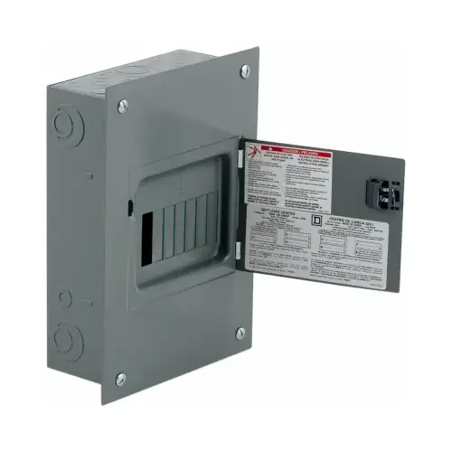 SQUARE D BY SCHNEIDER ELECTRIC QO612L100DF QO Indoor Convertible Main Breaker Load Center Value Pack, 6 Space, 12 Circuits, 100-Amp