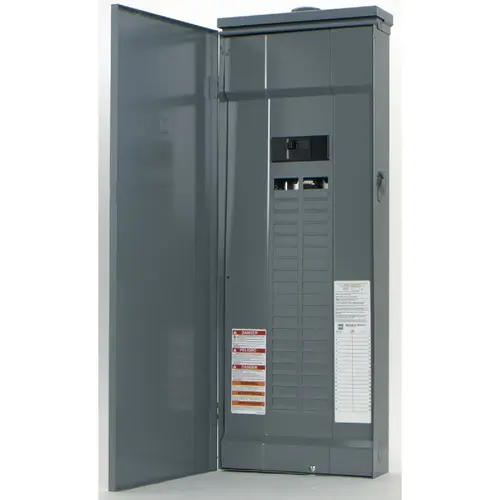 Square D HOM4080M200PRB Homeline 200A 40-Space 80-Circuit Raintight Main Breaker Plug-on Neutral Load Center