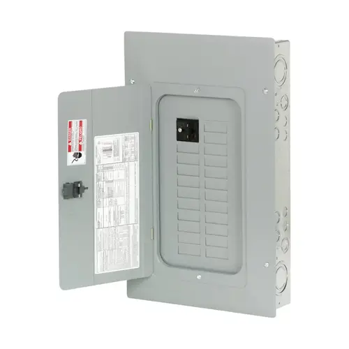 Eaton BRP20B100 Load Center, 48 -Pole, 100 A, 20 -Space, 40 -Circuit, Main Breaker, Plug-On Neutral, Type BR