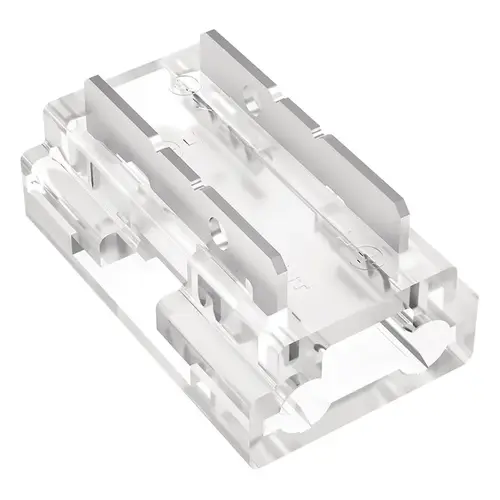 Hafele 824.19.424 Strip Connector, Multi-Function Cable/LED 8 mm (5/16") Clear