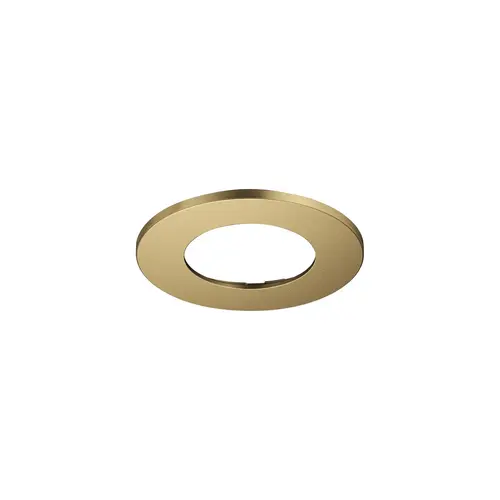 Hafele 833.72.504 Recess mounted housing, Suitable for: Loox5 light module with drill hole diameter 58 mm round Round, brass colored Brass colored