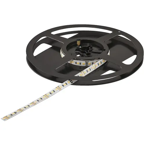 Hafele 833.74.370 LED strip light, Hafele Loox5 LED 2070, 12 V, multi-white, (5/16") 8 mm 196 7/8" 5 m 2 x 120 LEDs/m, 9.6 W/m, Warm white 2700 K to cool white 5000 K, (196 7/8") 5 m White