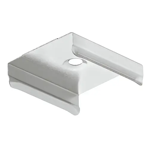 Hafele 833.74.893 Mounting Bracket, for Hafele Loox profile 2194 Stainless steel, Retaining clip Silver colored Pair