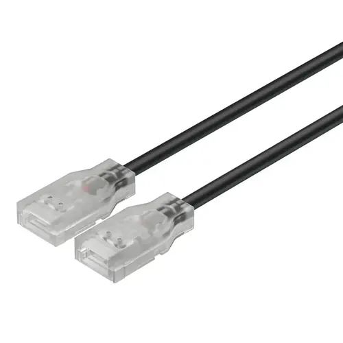 Hafele 833.89.203 Interconnecting lead, Hafele Loox5, for LED silicone strip light, monochrome, 8 mm (5/16") 50 mm 2" IP44, Length: 50 mm (2"), 5 A/18 AWG