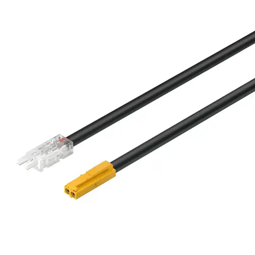 Hafele 833.93.740 Lead, Hafele Loox5 for LED strip light monochrome 5 mm (3/16"), 12 V 100 mm 4" 3.5 A, 20 AWG, Length: 100 mm (4")