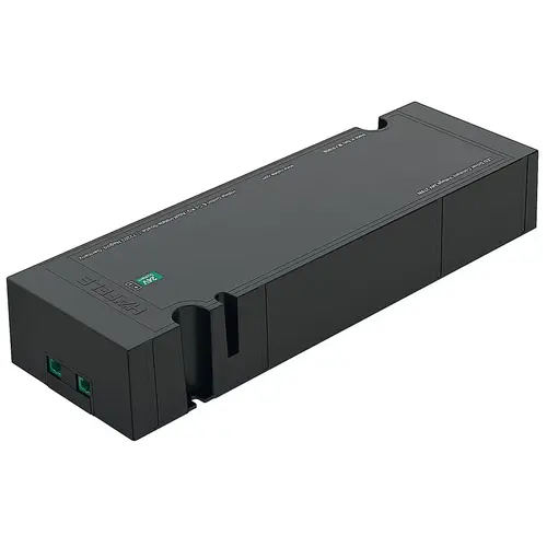 Hafele 833.95.022 Driver, Hafele Loox5, Constant Voltage 24 V Plug type: US, With efficiency factor correction, output current 3 x 3.75 Black