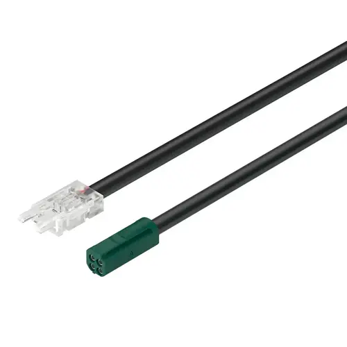 Hafele 833.95.708 Lead, Hafele Loox5 for LED-Band multi-white (5/16") 8 mm, 24 V, AWG 20 78 3/4" Clip width 10 mm, Length: 2000 mm (78 3/4")