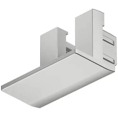 Hafele 833.95.766 End cap, For Hafele Loox5 profile 1103 Plastic, Plastic, silver colored Silver colored