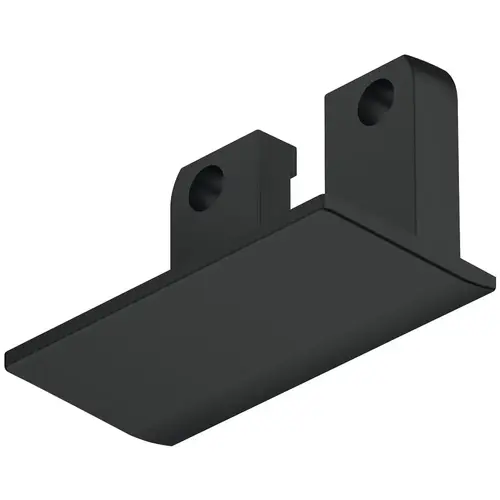 Hafele 833.95.773 end cap, For Hafele Loox5 profile 1106 Plastic, Plastic, black Black