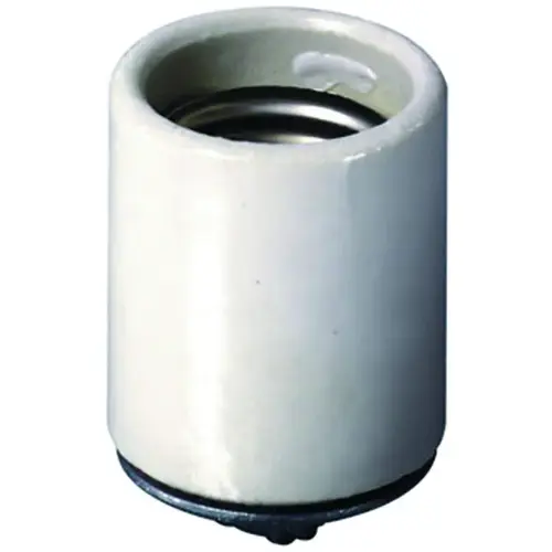 Leviton 002-10045-000 10045 Lamp Holder, 250 V, 660 W, Phenolic Housing Material, White