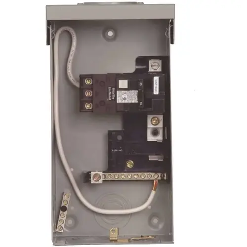 Siemens W0408L1125SPA50 125 Amp 4-Space 8-Circuit Main Lug Outdoor Spa Panel with 50 Amp GFCI Gray