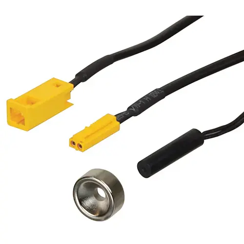 Hafele 833.02.855 Switch, with In-Line Lead Cable 12 V For Interior Cabinet Lighting, 12V Black