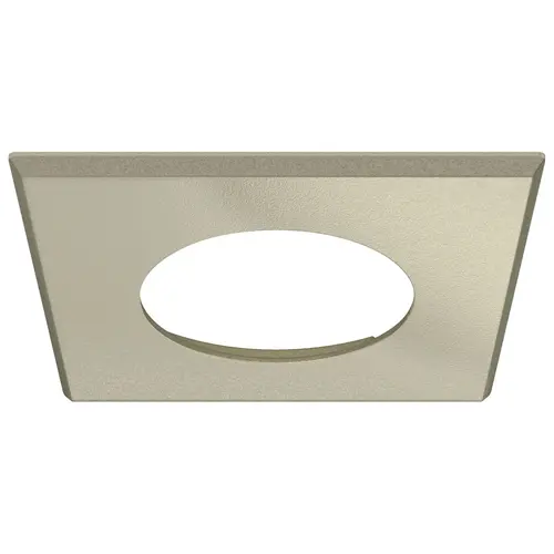 Hafele 833.72.174 Recess Mounted Housing Trim Ring, for Loox LED 2025/2026 square square, matt nickel matt, Nickel plated