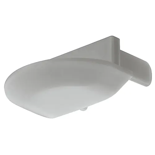 Hafele 833.72.855 End Cap, for Aluminum Profile 1190 With cable outlet, Plastic, silver Silver colored Pair