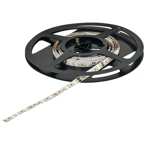 Hafele 833.76.316 Flexible Strip Light, Hafele Loox5 LED 3042, 24 V, monochrome, (5/16") 8 mm 196 7/8" 92 lm/W 440 lm 5 m 120 LEDs/m, 4.8 W/m, Warm white 2700 K, (196 7/8") 5 m available length White