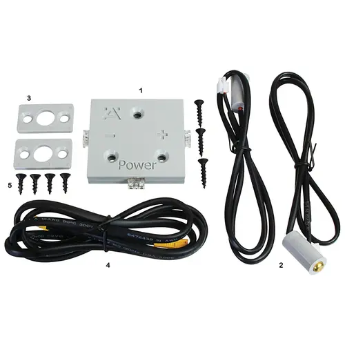Hafele 833.88.986 Power Supply Kit, for Adjustable Shelf Light System